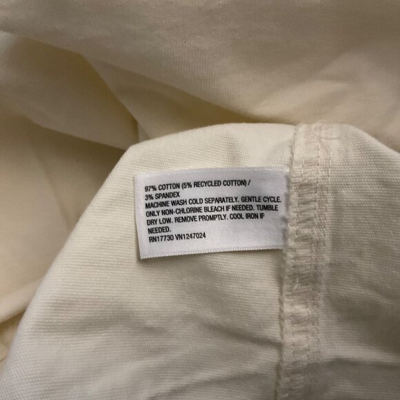 Women's Midi Wrap Skirt - Universal Thread™ Cream 4: Midweight, Inside Pocket - Picture 2 of 3